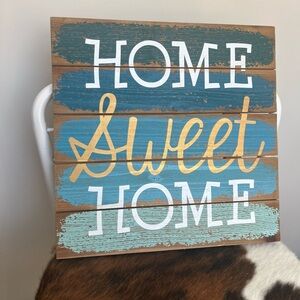 Home Decor Wooden Sign 12in by 12in